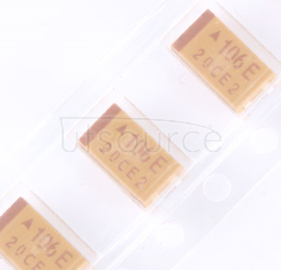 Tantalum capacitor 6032C 25V 10UF ±10% TAJC106K025RNJ 