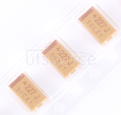 Tantalum capacitor 6032C 6.3V 220UF ±10% TAJC227K006RNJ 