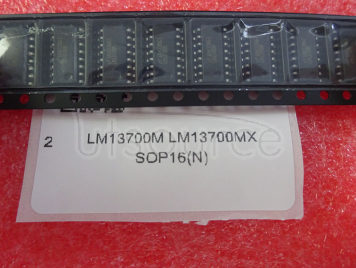 LM13700M LM13700MX SOP16   