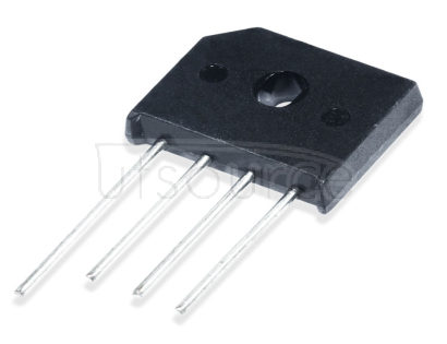 KBU810 Bridge Rectifier - KBU Series
The KBU Series offers a range of bridge rectifiers in 600 V/1000 V with a forward current of 6A up to 25A. There are two types available, the silicon or the glass passivated type (G suffix). They are widely seen on printed circuit board (PCB) applications and are used 