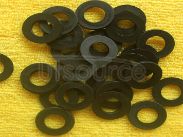 Nylon plastic screw nut flat washer M5X10X1 black insulating washer flat washer small gasket <2500PCS>