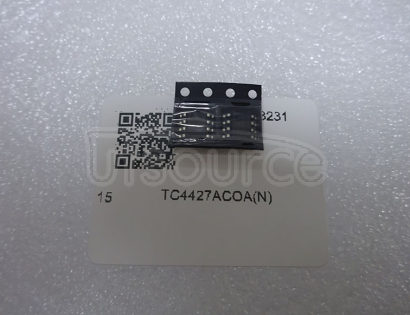 TC4427ACOA MOSFET Driver Dual, Low Side Non-Inverting, 4.5V-18V supply, 1.5A peak out, 7 Ohm output