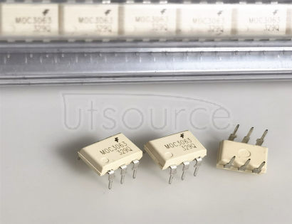 MOC3063 OPTICALLY COUPLED BILATERAL SWITCH LIGHT ACTIVATED ZERO VOLTAGE CROSSING TRIAC