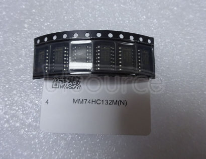 MM74HC132M Quad 2-Input NAND Schmitt Trigger<br/> Package: SOIC<br/> No of Pins: 14<br/> Container: Rail