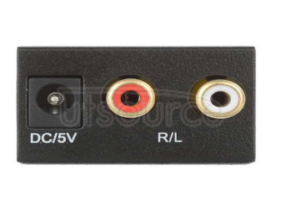 Optical Toslink Coaxial Digital Signal to Analog Audio Converter
