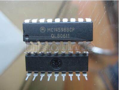 MC14598BCP 9-Bit Bus-Compatible Latches<br/> Package: 18 LEAD PDIP<br/> No of Pins: 18<br/> Container: Rail<br/> Qty per Container: 20