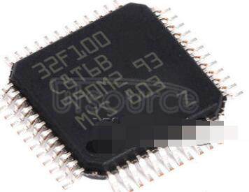STM32F100C8T6B ARM? Cortex?-M3 STM32F1 Microcontroller IC 32-Bit 24MHz 64KB (64K x 8) FLASH