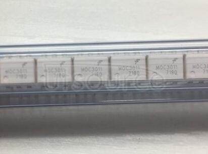 MOC3011M 6-Pin DIP 250V Random Phase Triac Driver Output Optocoupler; Package: DIP-W; No of Pins: 6; Container: Bulk