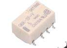 G6K-2F-Y-5VDC SURFACE MOUNT High Frequency RELAY, 1GHz High Frequency DPDT Relay, Isolation: 20-30dB @ 1GHz Insertion Loss: 0.2dB @ 1GHz VSWR: 1.2 @ 1GHz, Rated Load: 1A @ 30VDC, Contact Form: DPDT 2 Form C, Nominal Coil Power: 100mW approx. for non-latching models, Dielectric Strength: 750VAC, Size: 5.4 H x 6.9 W x 10.3 L mm 0.21 H x 0.27 W x 0.41 L in, SMT, non-latching and single coil latching versions available, Fully sealed construction, RoHS compliant