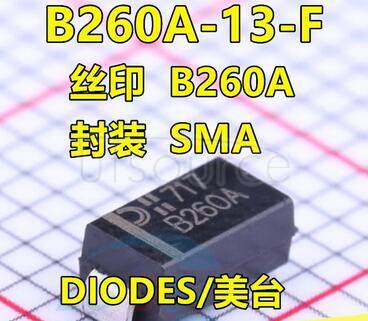 B260A-13-F Diode Schottky 60V 2A Automotive 2-Pin SMA T/R