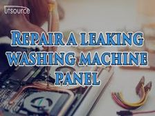 Repair a leaking washing machine panel.--Utsource