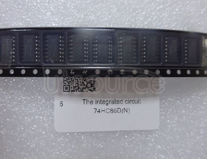 The integrated circuit 74HC86D  IC GATE XOR 4CH 2-INP 14SO 