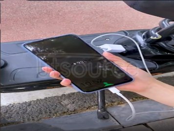 Electric car usb mobile phone charger 48V60V72v84V digital display mobile phone battery car charging converter plug