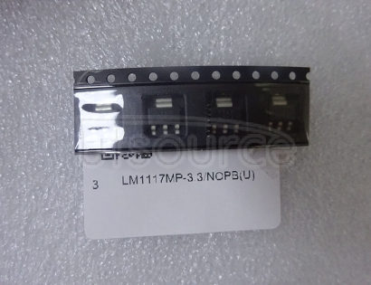LM1117MP-3.3/NOPB LM1117/LM1117I 800mA Low-Dropout Linear Regulator<br/> Package: SOT-223<br/> No of Pins: 4<br/> Qty per Container: 1000/Reel