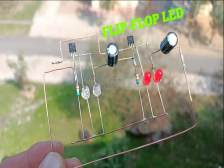 DIY FLIP-FLOP LED LIGHT USING BC557 TRANSISTOR