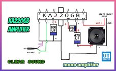 KA2206B IC mono Audio Amplifier