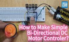 How to Make a Simple Bi-Directional DC Motor?--Utsource
