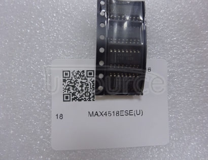 MAX4618ESE High-Speed, Low-Voltage, CMOS Analog Multiplexers/Switches