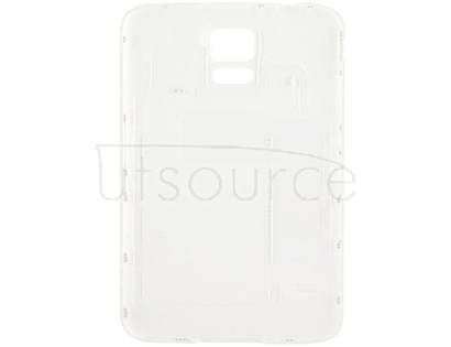 For Galaxy S5 / G900 Original LCD Middle Board (Dual Card Version) with Button Cable & Back Cover ,  (White)