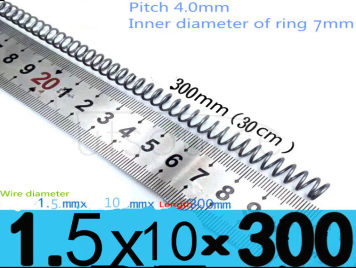 Spring steel 300 long spring size return pressure Strong damping compression string diameter <2pcs>