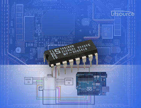 Building a Digital Display System with SN74S189N Shift Register