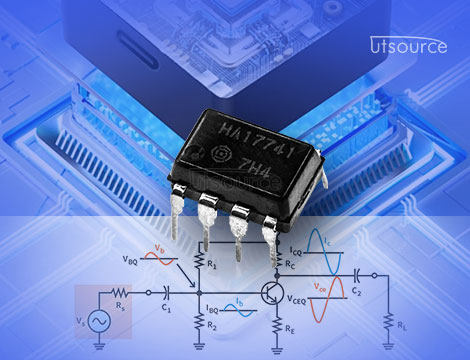 Audio Preamplifier Using the HA17741 Op-Amp