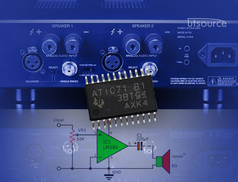 Building a Simple Audio Amplifier Using the ATIC71 Integrated Circuit