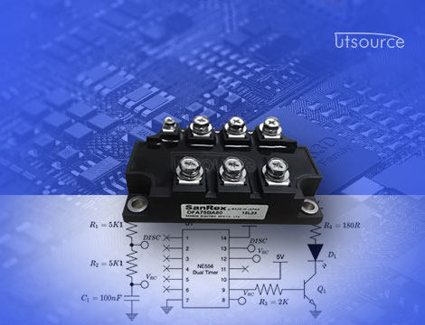 High-Power AC Motor Controller Using DFA75BA80 IGBT Module