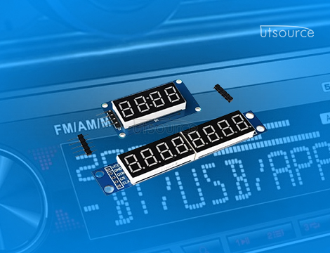How to allocate 12 pins of 4-digit digital tubes