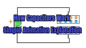 How Capacitors Work Simple Animation Explanation?