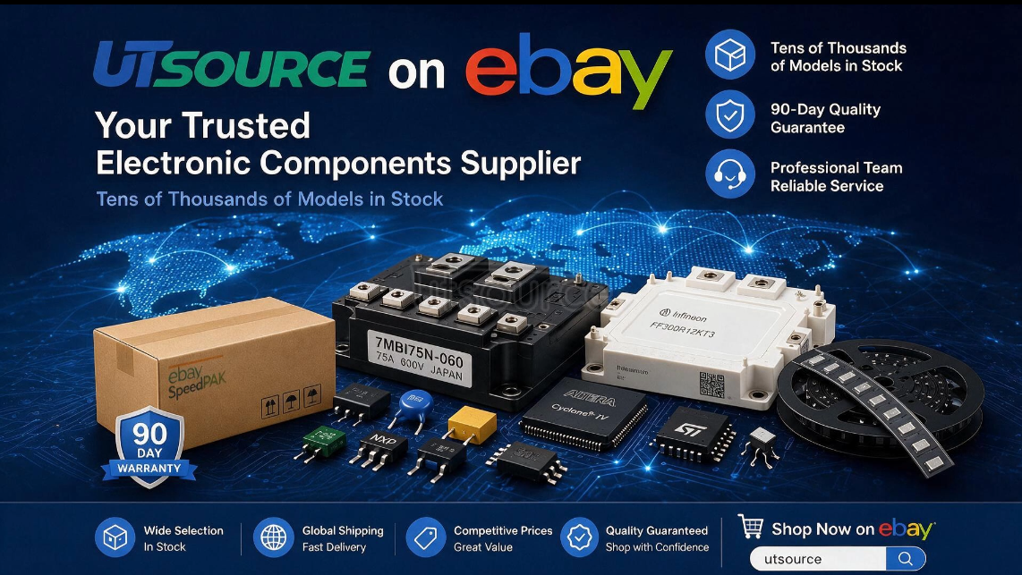 Need Electronic Components? Fast Delivery & 90-Day Warranty with UTSOURCE eBay Store!