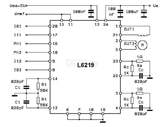 L6219ds схема включения